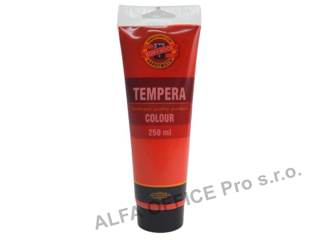 Temperová barva - rumělka červená / tuba 250 ml