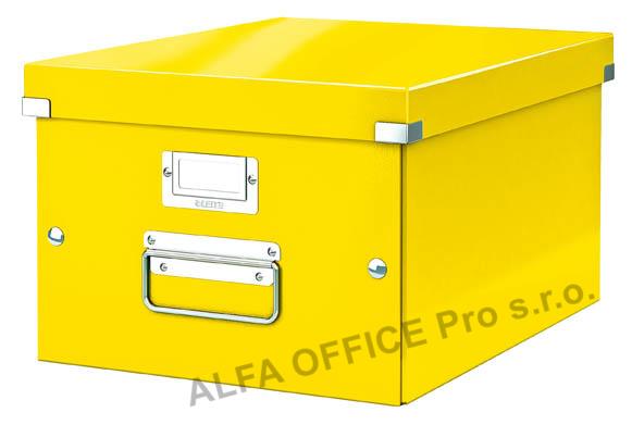 Krabice Leitz Click & Store - M střední / žlutá