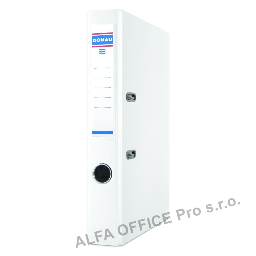 Pořadač A4 pákový Donau Master PP - hřbet 5 cm / bílá