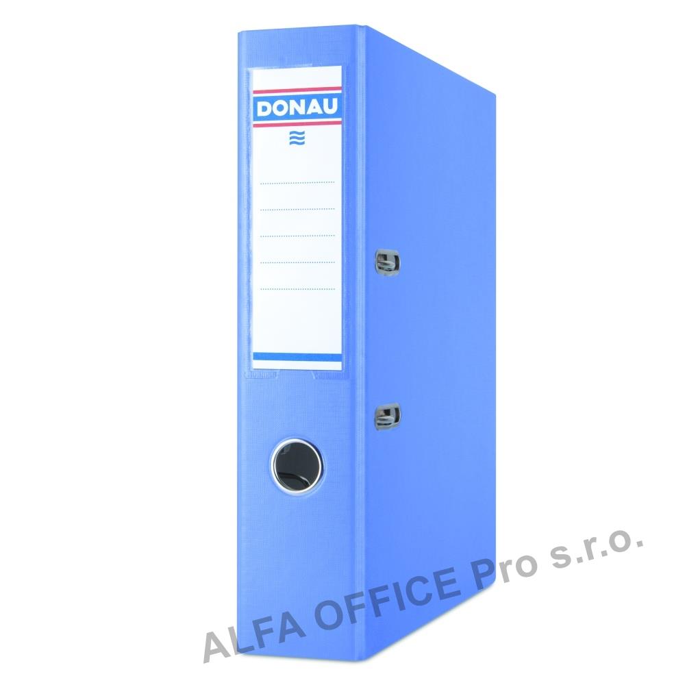 Pořadač A4 pákový Donau Master PP - hřbet 7,5 cm / sv.modrá