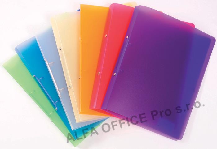 Desky A4 kroužkové Opaline - 2 - kroužek / fialová