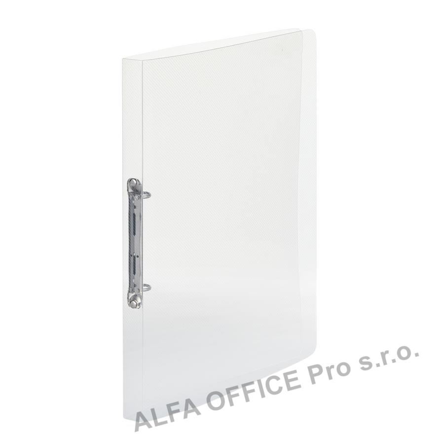 Desky A4 kroužkové průsvitné - 2 - kroužek / čirá