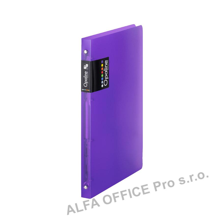 Desky A4 kroužkové Opaline - 4 - kroužek / fialová