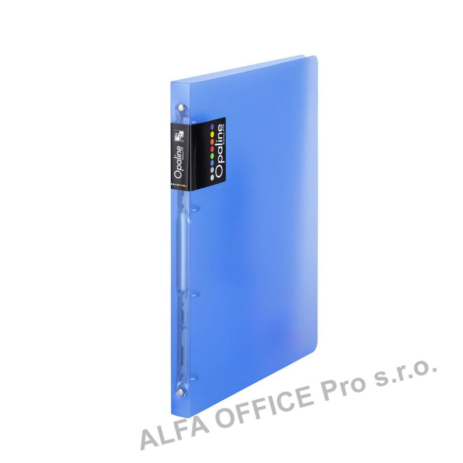 Desky A4 kroužkové Opaline - 4 - kroužek / modrá