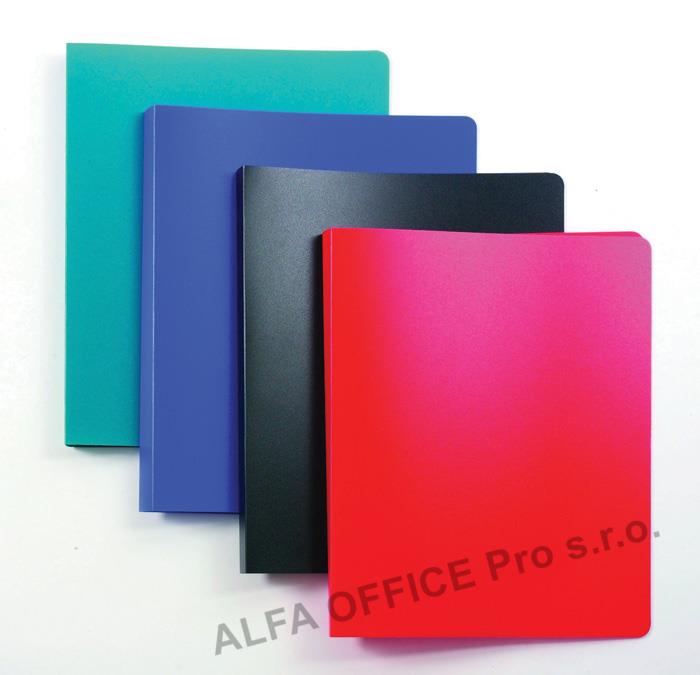 Desky A4 kroužkové Classic - 4-kroužek / modrá