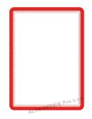 Kapsy samolepicí Magneto - A4 / červená / 2 ks