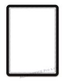 Kapsy samolepicí Magneto - A4 / černá / 2 ks