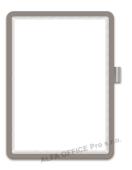 Kapsy samolepicí Magneto - A4 / stříbrná / s okem na pero