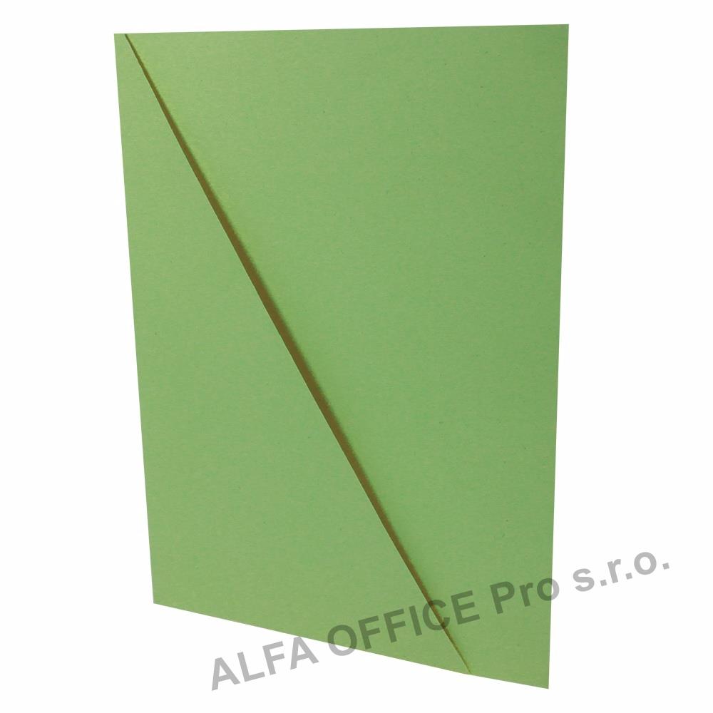 Desky se šikmým rohem - zelená