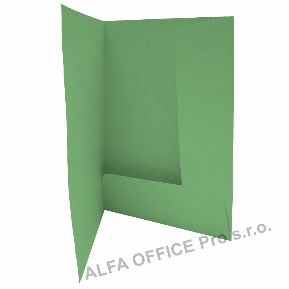 Odkládací mapy 252 Classic - se dvěmi chlopněmi -zelená