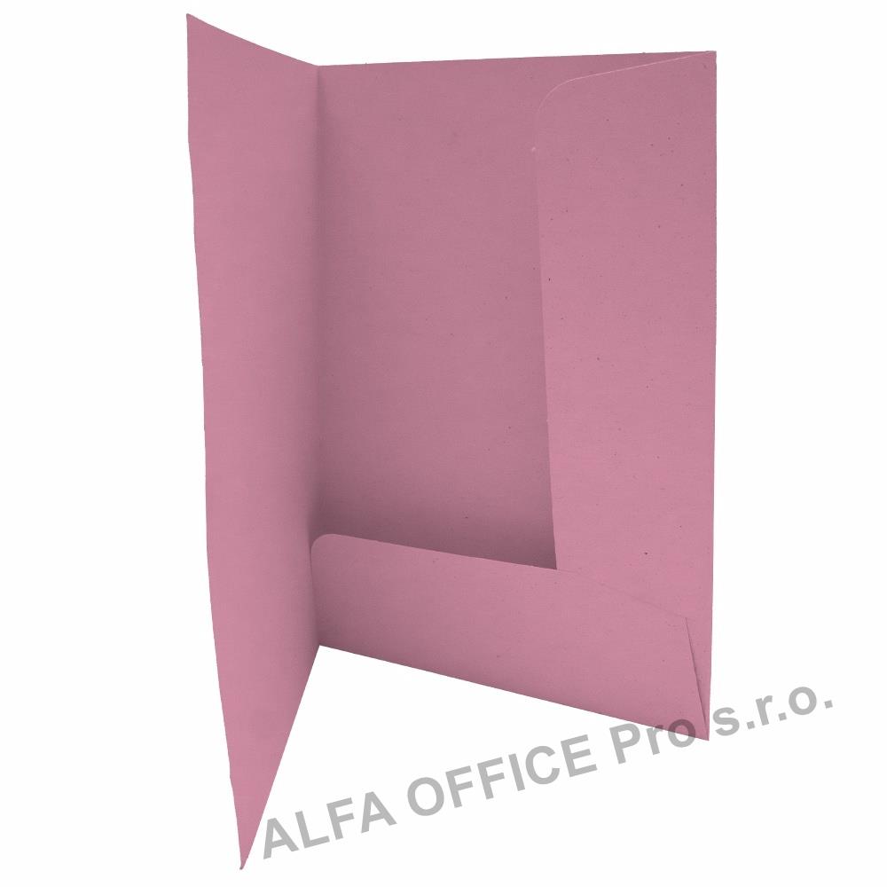 Odkládací mapy 252 Classic - se dvěmi chlopněmi -růžová