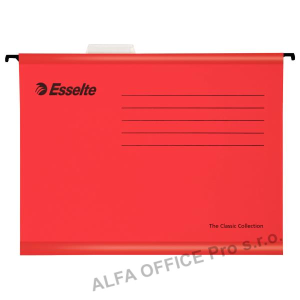 Závěsné desky Esselte Classic Collection - červená