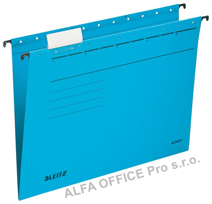 Závěsné desky Leitz Alpha - modrá