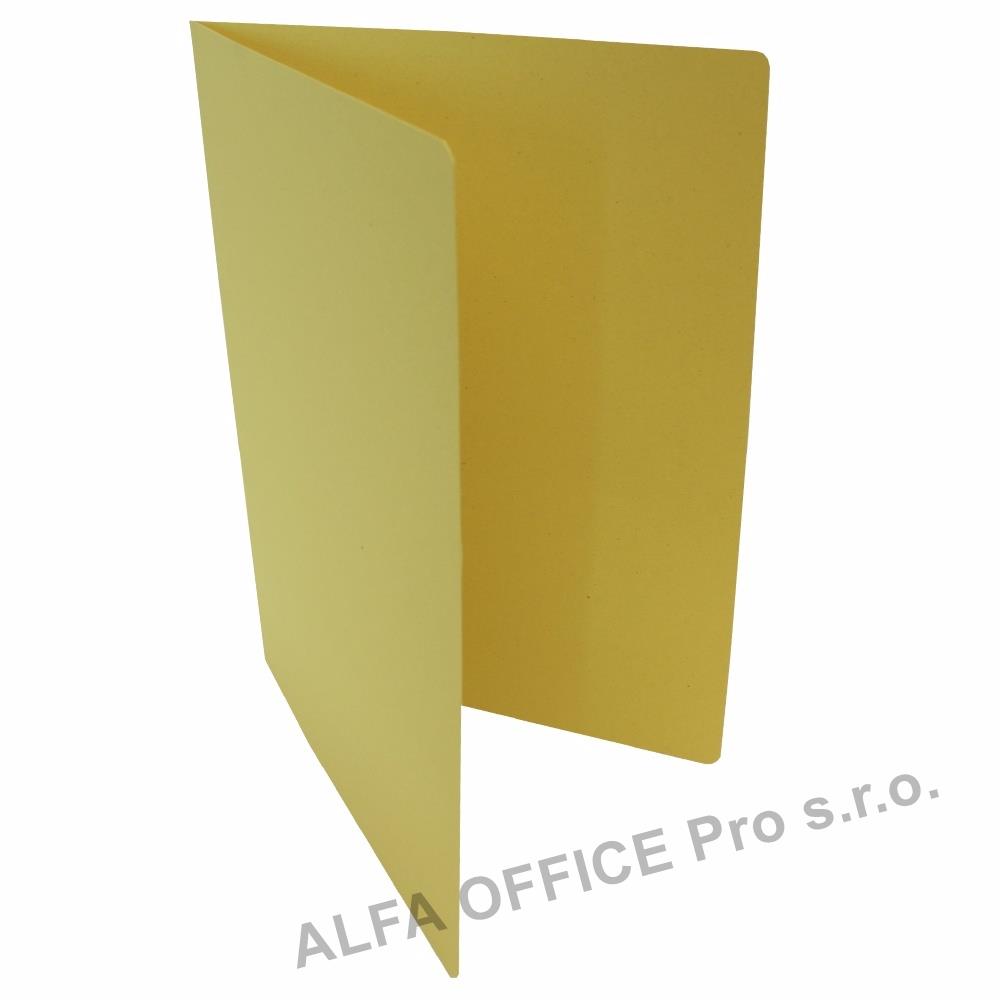 Odkládací mapy 250 Classic - bez chlopně - žlutá
