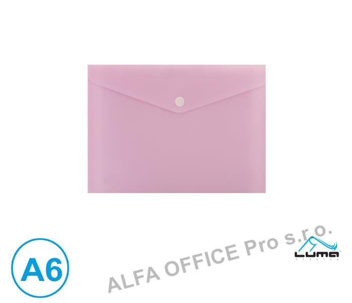 Spisové desky s drukem LUMA - A6 / pastelová růžová