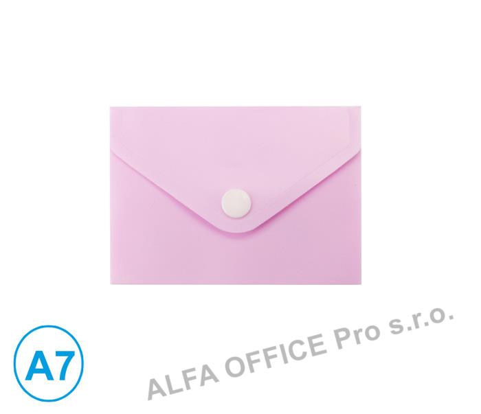 Spisové desky s drukem LUMA - A7 / pastelová růžová