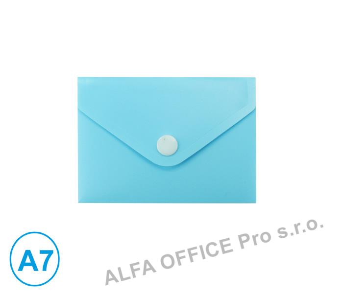 Spisové desky s drukem LUMA - A7 / pastelová modrá