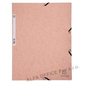 Odkládací mapy přespánové Exacompta - pastelová korálová