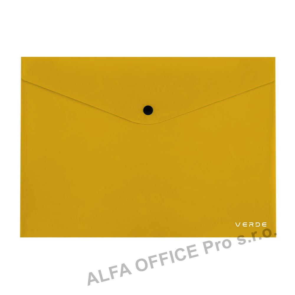 Desky s drukem A4 VERDE - hořčicová