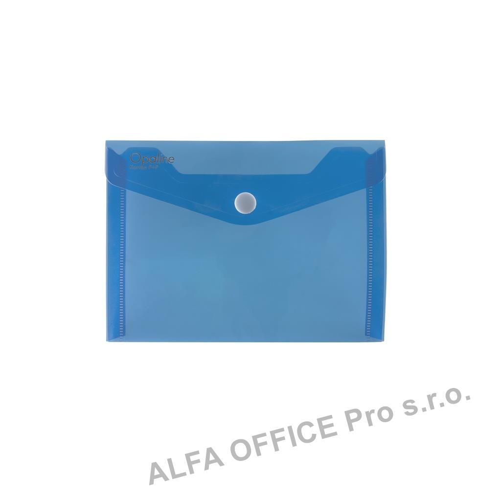 Spisové desky s drukem na šířku - A6 / modrá