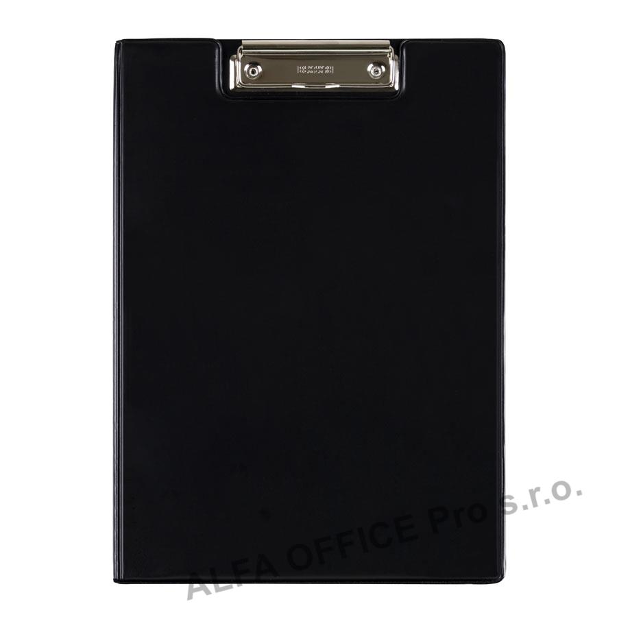 Dvojdeska A4 s klipem - černá