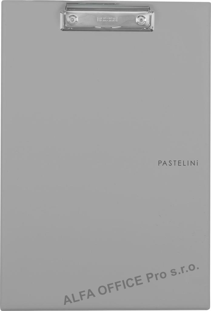 Podložka A4 s klipem PASTELINi - šedá
