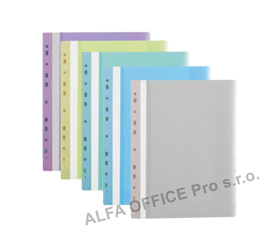 Rychlovazač A4 plastový s eurozávěsem - fialová