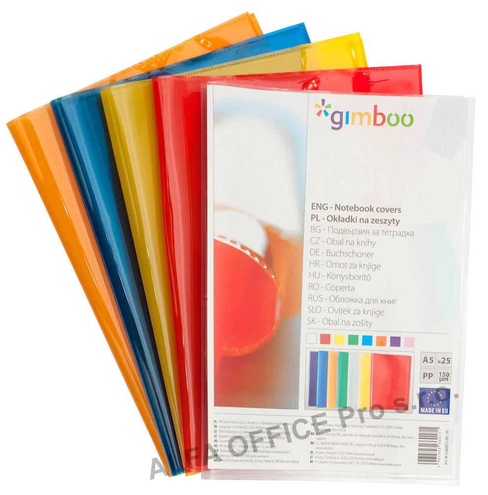 Obaly na sešity barevné - A5 / modrá