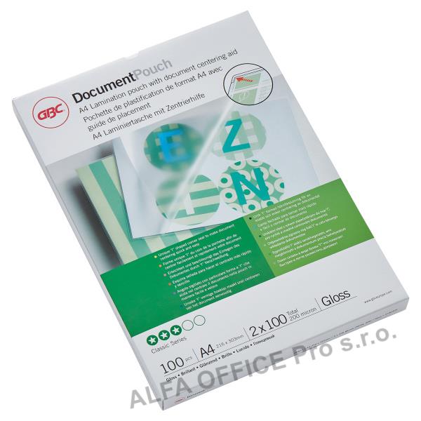 Laminovací pouzdra GBC A4 - 100 mic / 100 ks