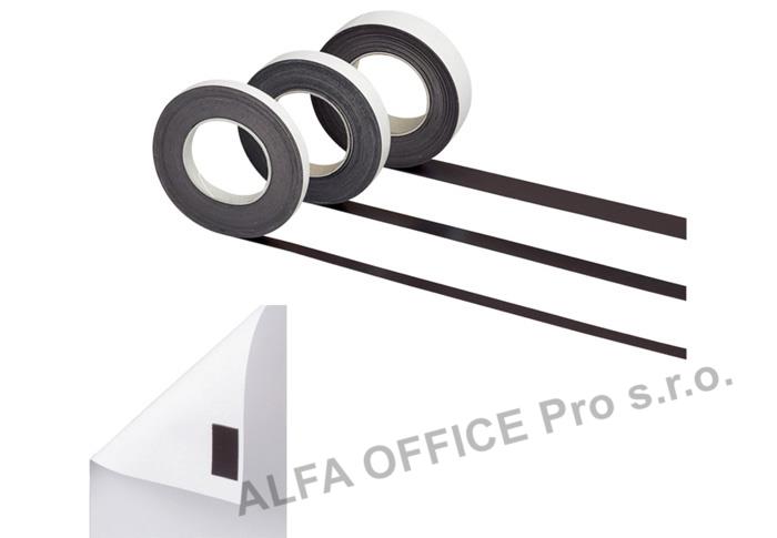 Magnetické pásky samolepicí Hebel - 15 mm x 10 m