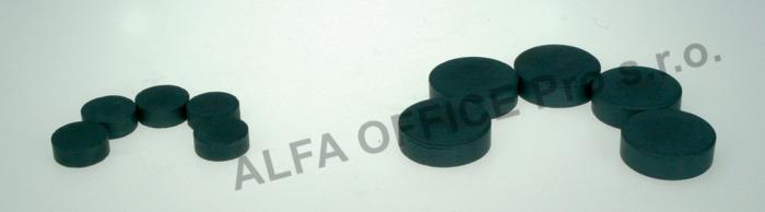 Magnety černé Durox - průměr 20 mm