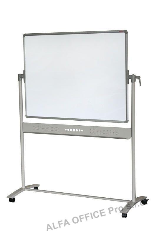 Magnetická otočná tabule na mobilním stojanu - 100 x 150 cm