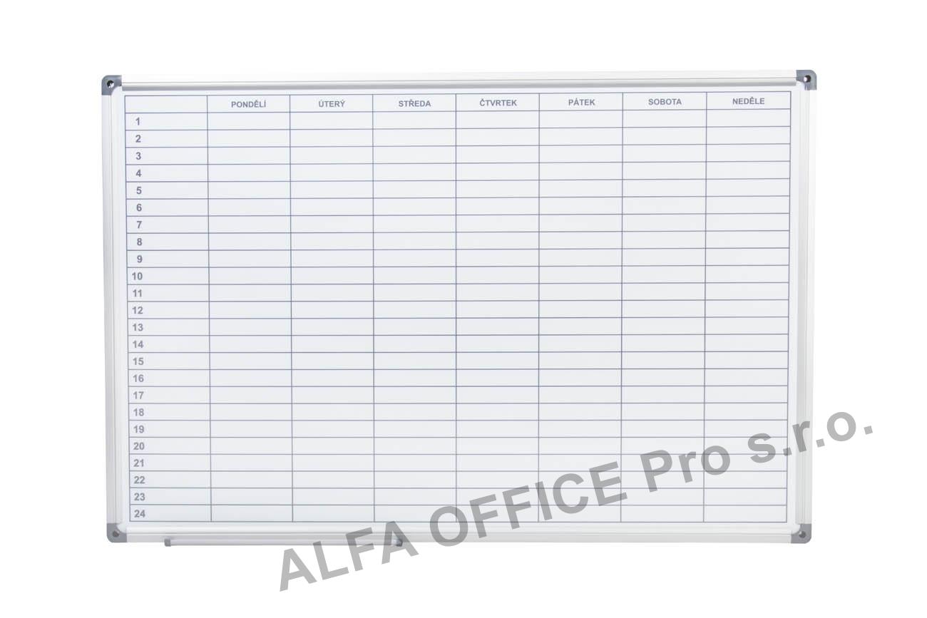 Plánovací tabule - měsíční 60 x 90 cm