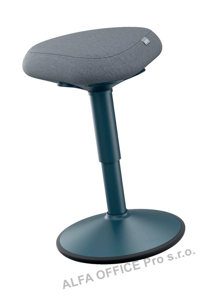 Židle balanční Leitz Ergo pro sezení - tmavě šedá