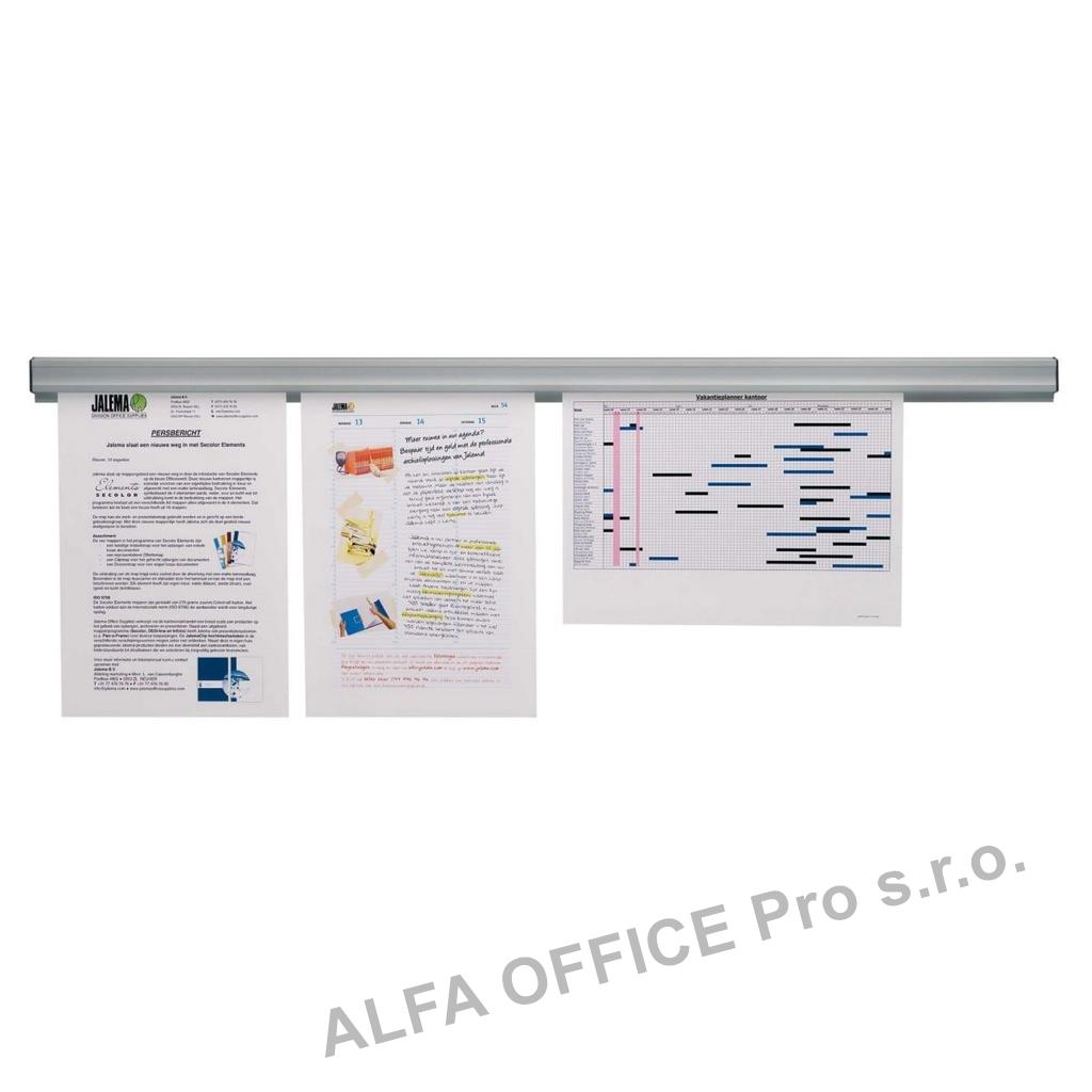 Prezentační lišta Jalema GRIP - 120 cm / magnetická