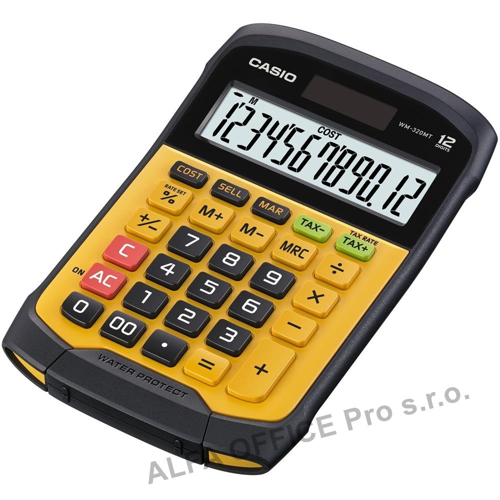 Kalkulačka Casio WM320MT voděodolná displej 12 míst