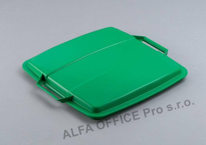 Víko na odpadkový koš Durabin - 90 l / zelená