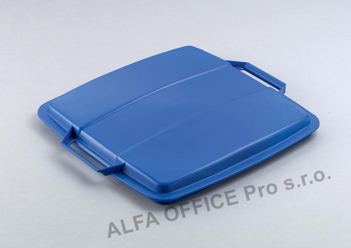 Víko na odpadkový koš Durabin - 90 l / modrá