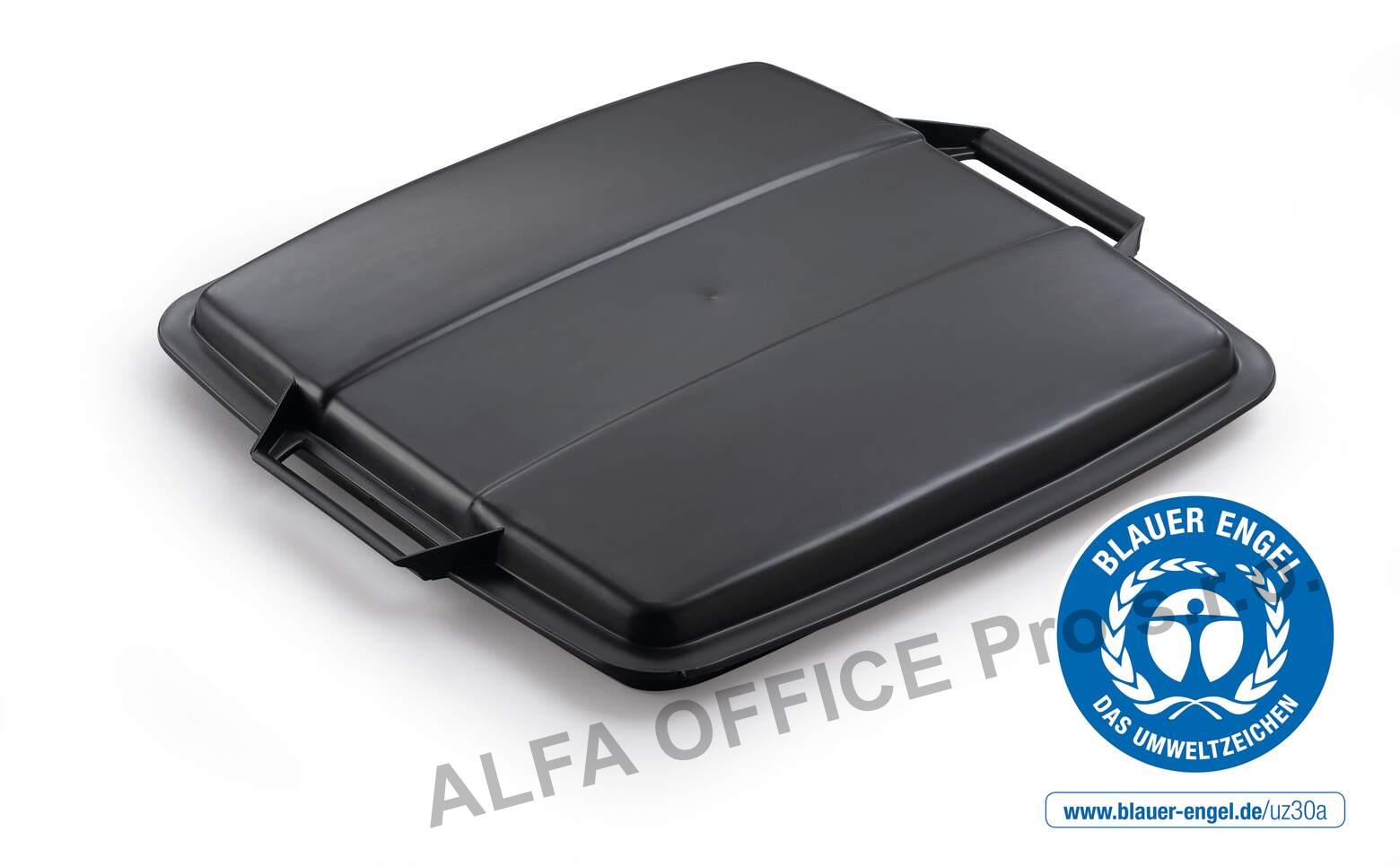 Víko na odpadkový koš Durabin ECO 90 l / černá