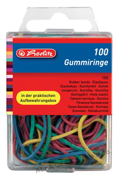 Gumičky Herlitz - 100 ks