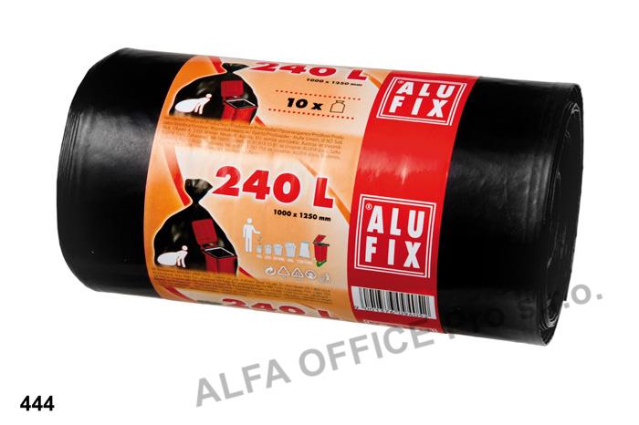 Pytle na odpad Alufix Profesional - 100x125cm / 240l / 35my / 10ks / černá