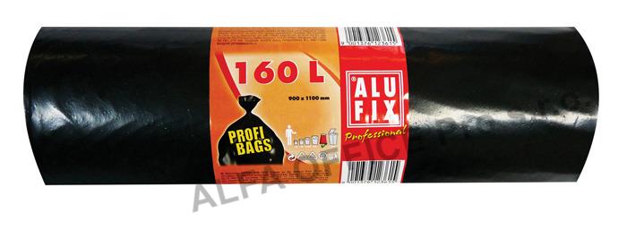 Pytle na odpad Vipor - 90x110cm / 160l / 46my / 10ks / černá