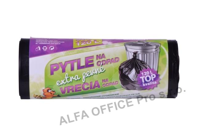 Pytle na odpad Vipor Top - 70x110cm / 120l / 14my / 20ks / černá / extra pevné