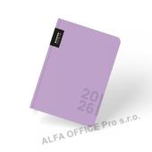 Diář PASTELINi - A5 / týdenní / fialová