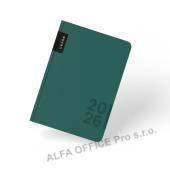 Diář VERDE - A5 / týdenní / zelená