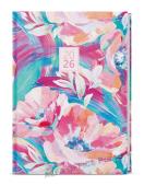 Diář LAMINO - B6 / denní / růžová