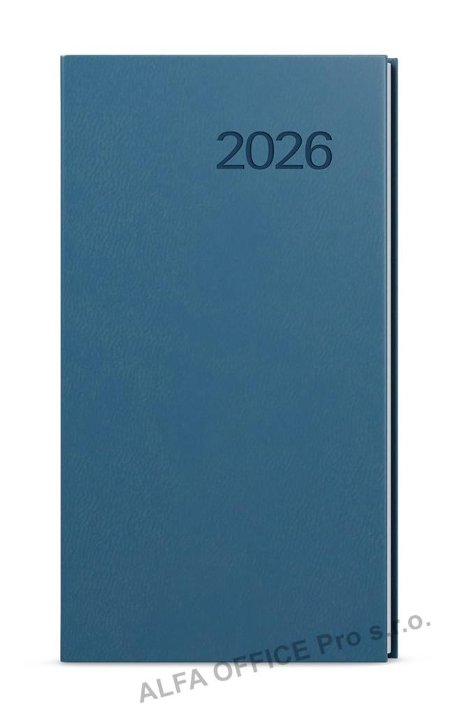 Diář VIVELLA - týdenní kapesní / petrolejová