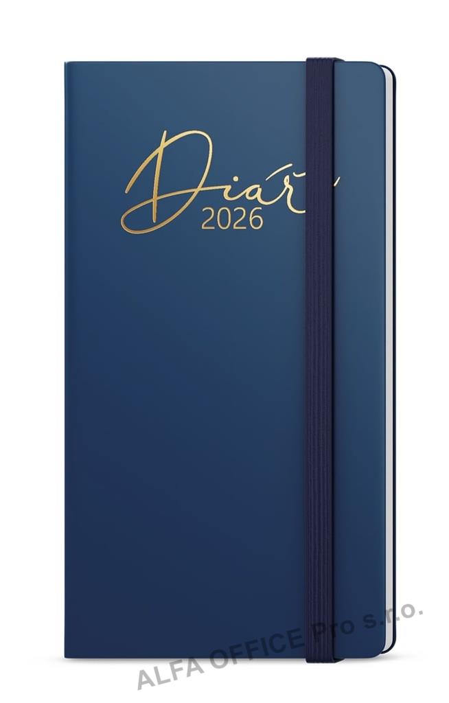 Diář LUXI - týdenní kapesní / modrá