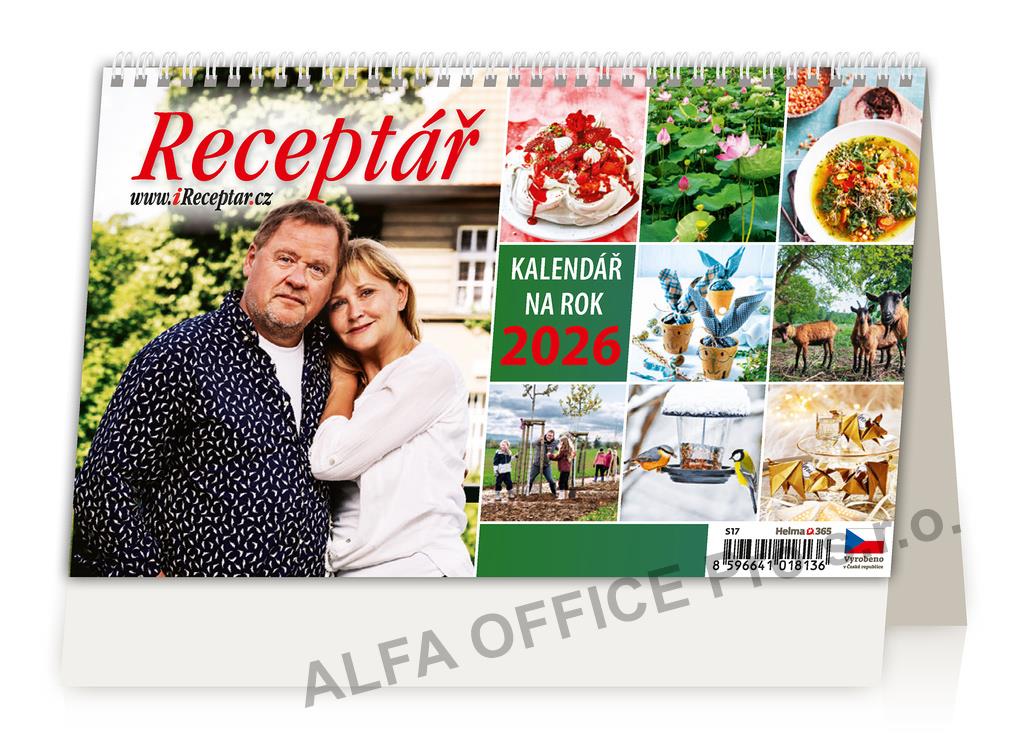 Kalendář stolní RECEPTÁŘ - Receptář / S17