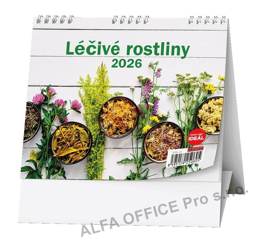Kalendář stolní MINI - Léčivé rostliny / BSK6